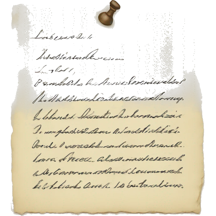 Signature of the document  emoji