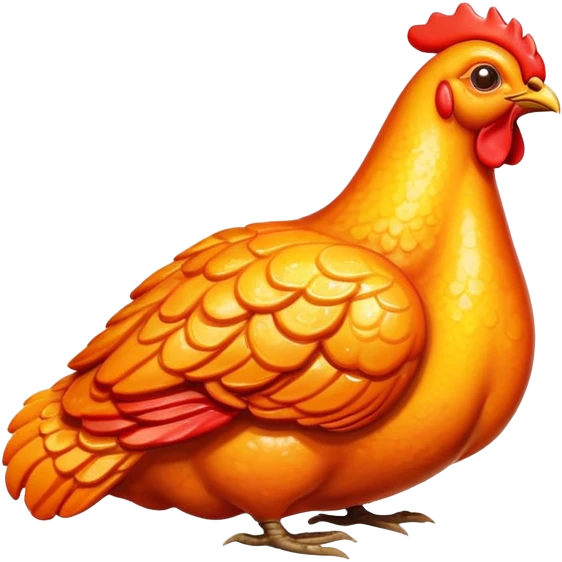 Lava chicken  emoji