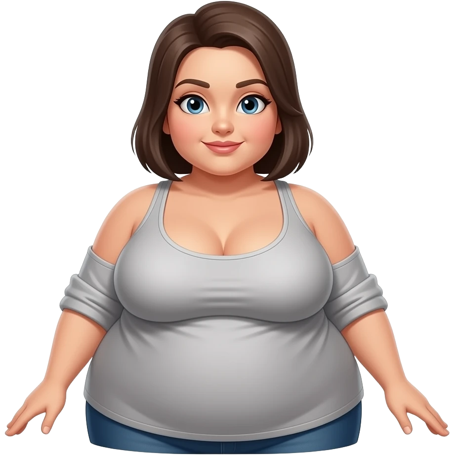 Big booty pussy showing big boobs emoji