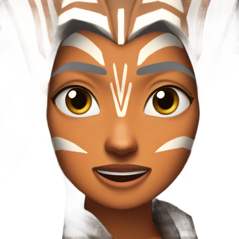 Excited ahsoka tano raising fists  emoji