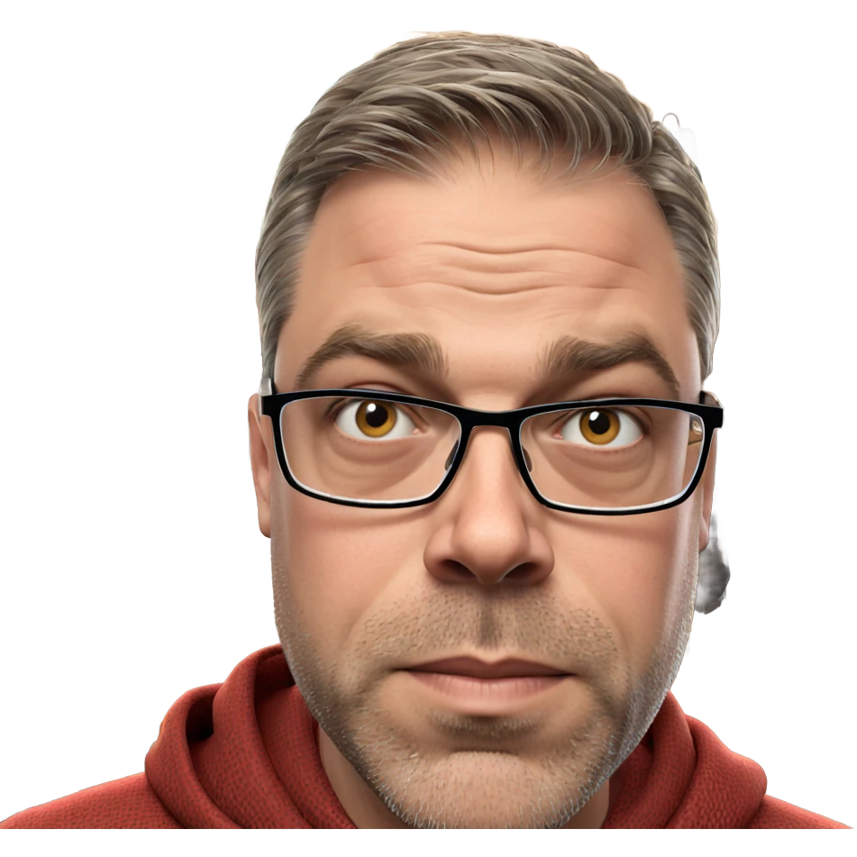 male reader in cozy setting emoji