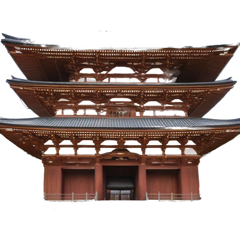todaiji temple in nara japan emoji
