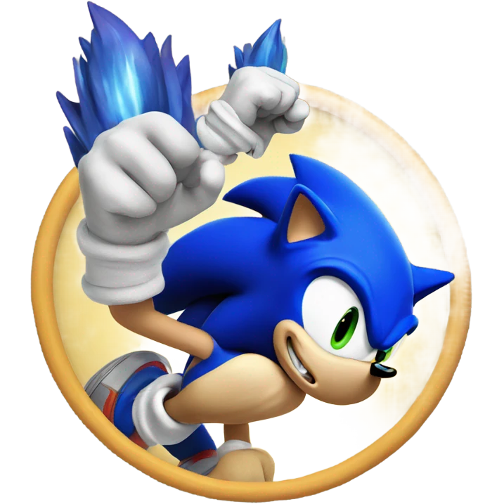 Sonic the hedgehog  emoji