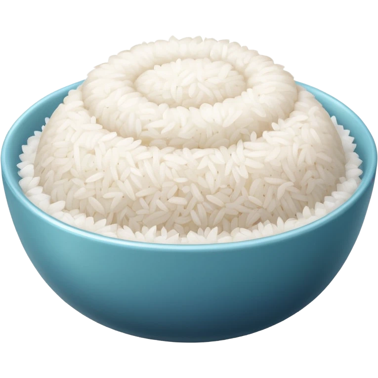  pure white rice, bowl is white only white color emoji