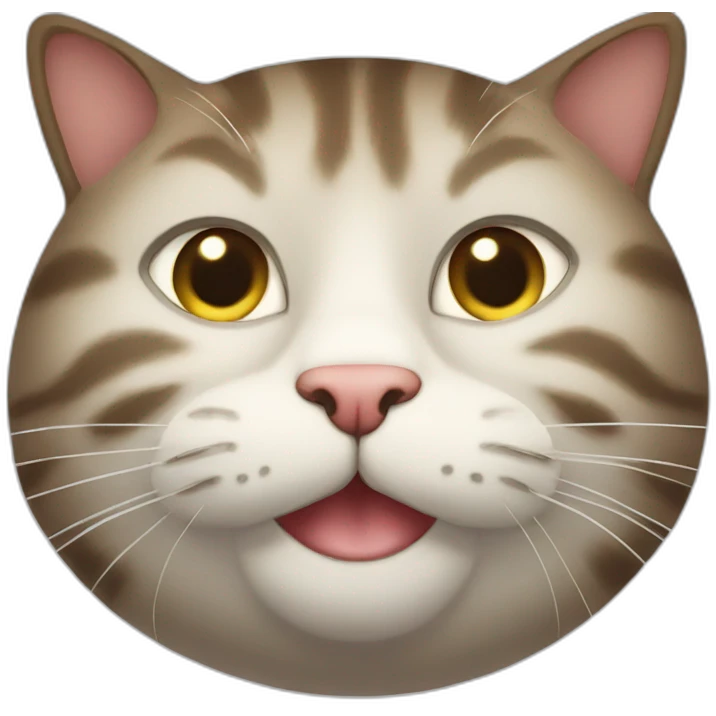 a-fat-cat-smile-face emoji