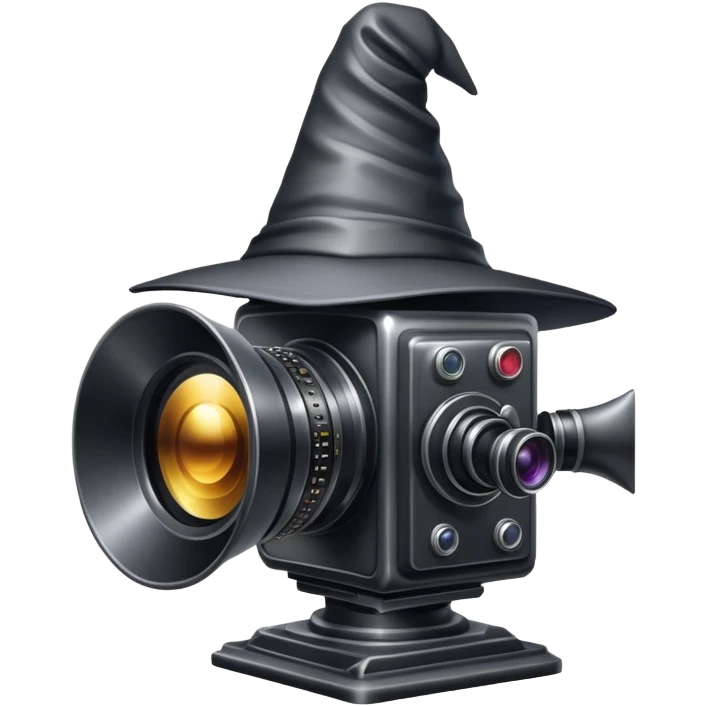 cinema camera wizard emoji