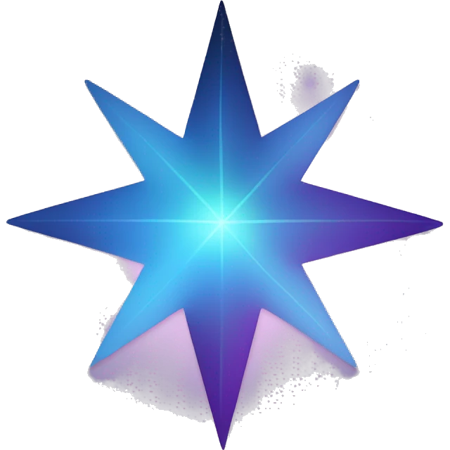 gradient north star emoji