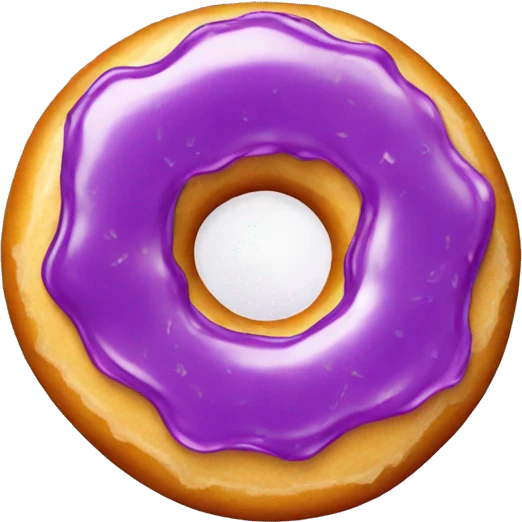 donut with jelly in it emoji