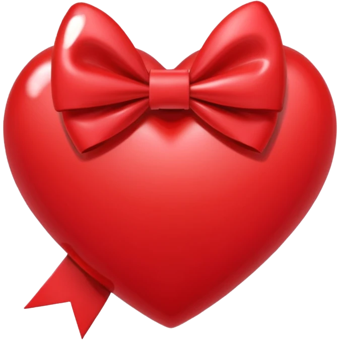 heart with a bow, kpop emoji