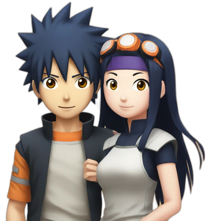 Naruto and hinata emoji