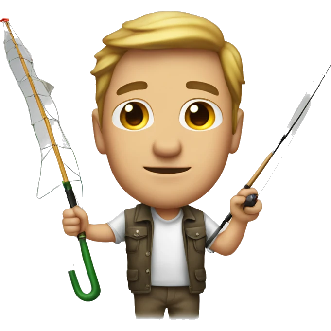 The guy from the commercial with a dollar on fishing rod where he says I got you a dollar and ooh you got to be quicker than that emoji