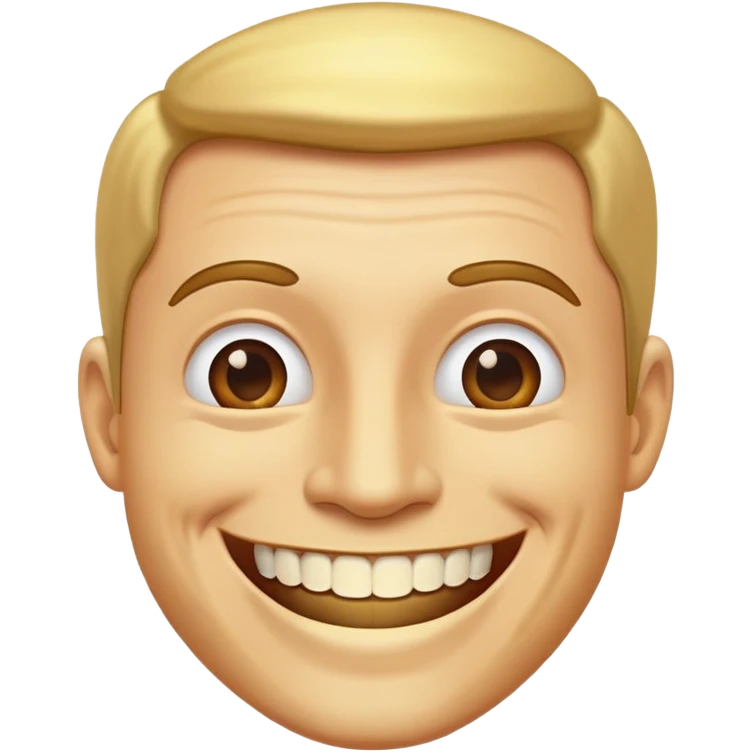 Guy smiling with gold teeth emoji