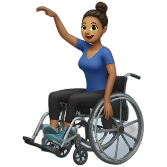 wheelchair dancer emoji