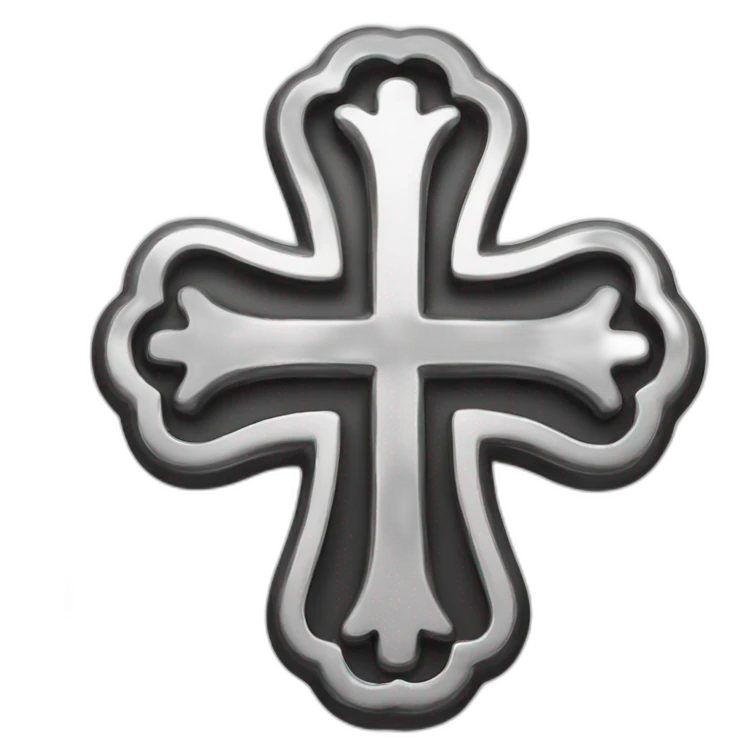 chrome hearts cross logo emoji