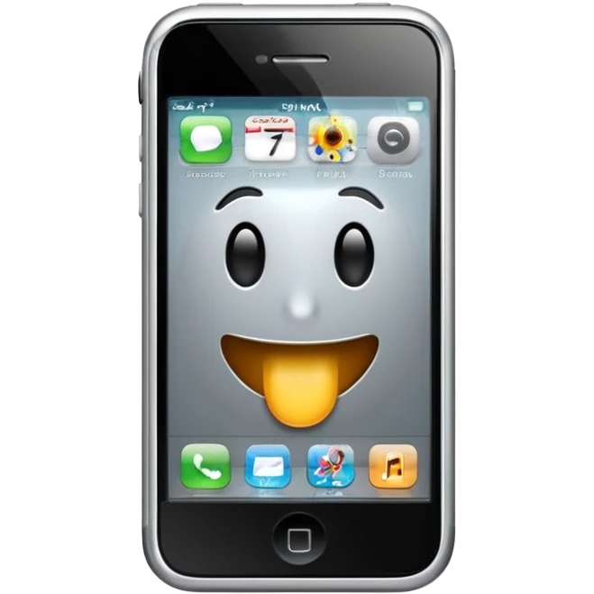iPhone 3GS Plecki emoji