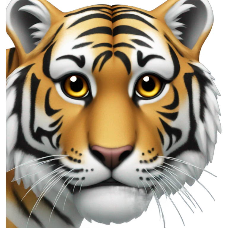 Cold tiger emoji