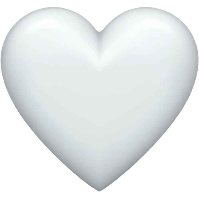 white heart emoji