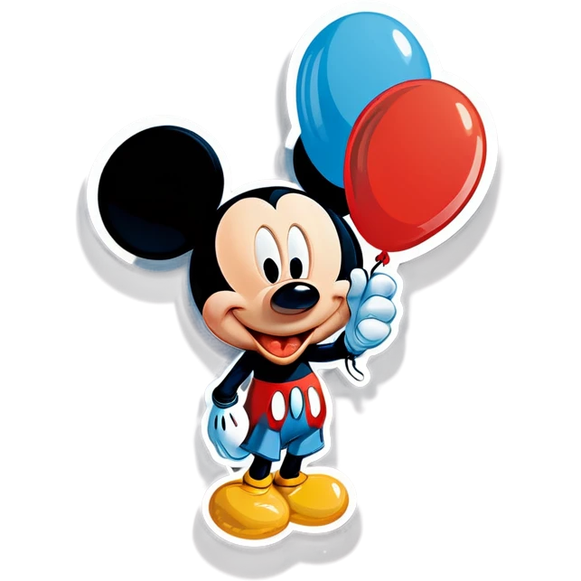 Mickey Balloon  emoji