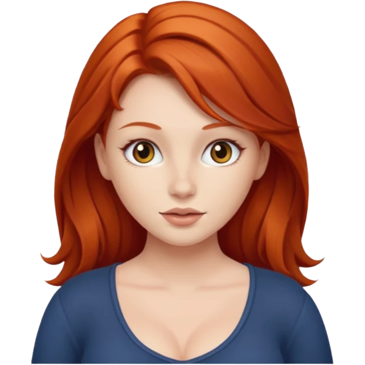 blowjob with a redhead girl with big tits emoji