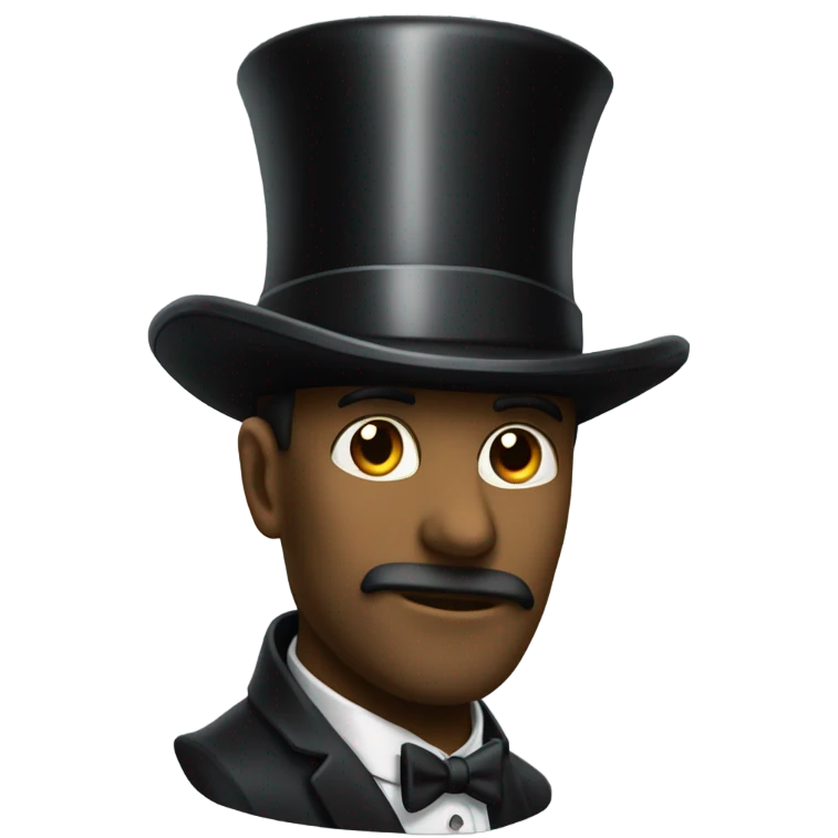 long tophat emoji