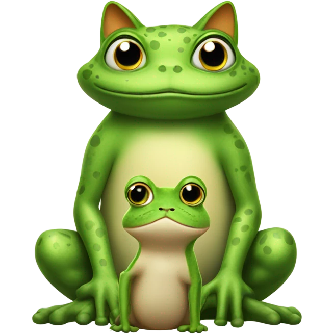 cat + frog emoji