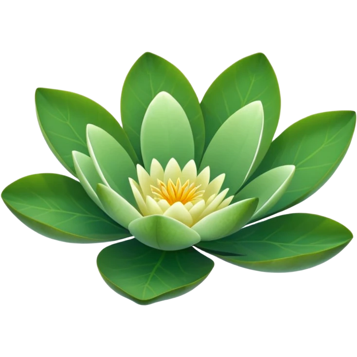 Water lily leaf (no flowers leaf only) emoji