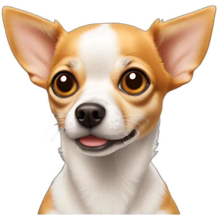 chihuahua crossed with a jack russel orange emoji