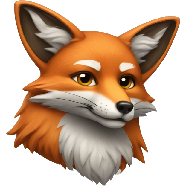 fox with a sward emoji