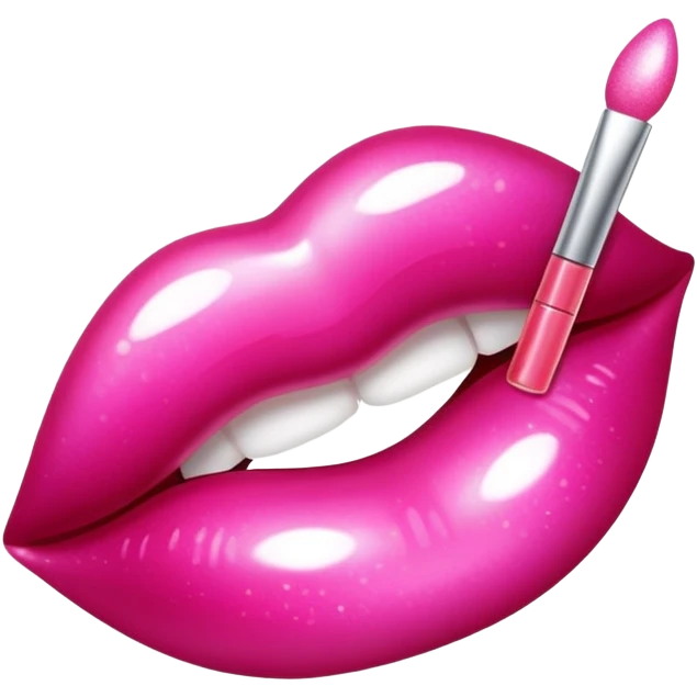 Lip gloss emoji