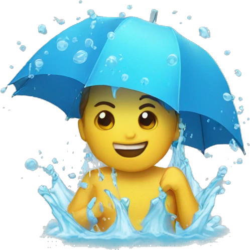 wet splash emoji