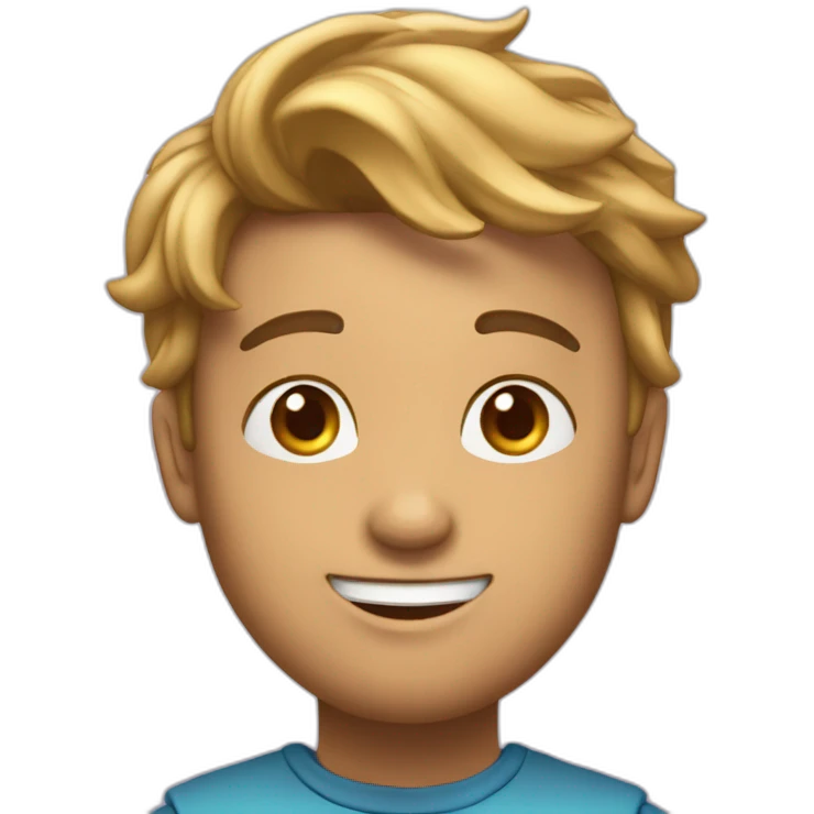 Humain avec un cadeaud anniversaire emoji