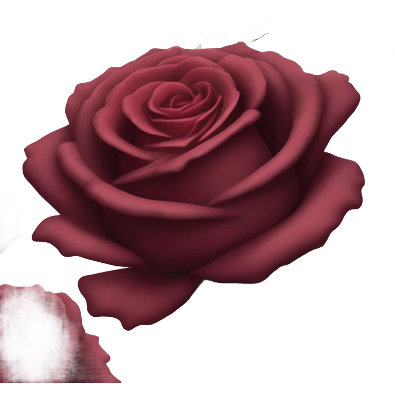Bouquet of dark red roses pink  emoji