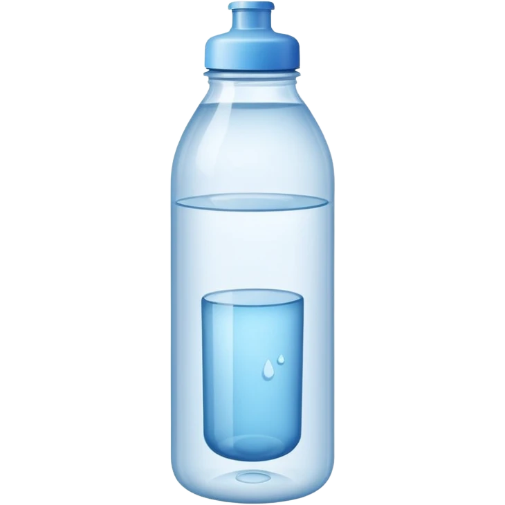 Water bottle emoji