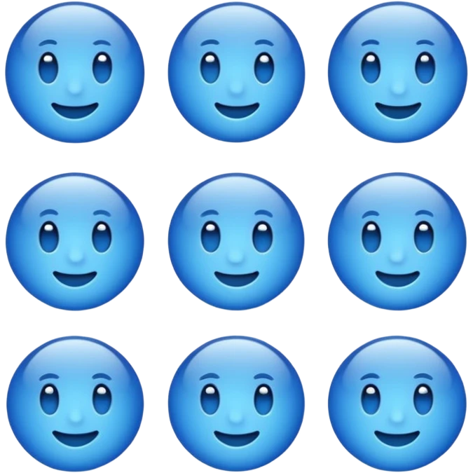 x in blue emoji