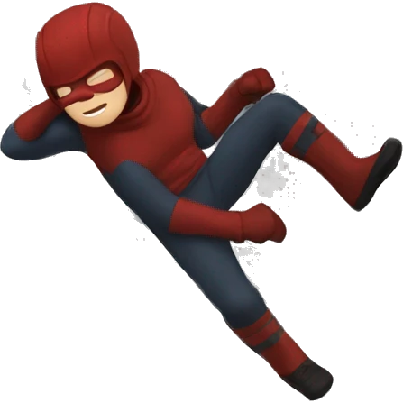 Daredevil falling  emoji