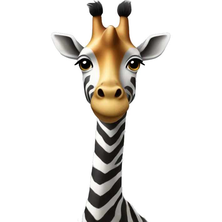 Zebra giraffe emoji