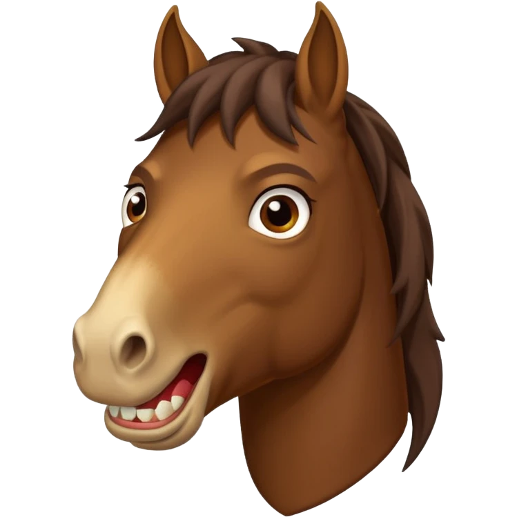 Angry horse emoji emoji
