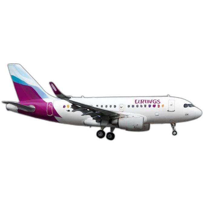 Departing Eurowings Airbus A319 emoji