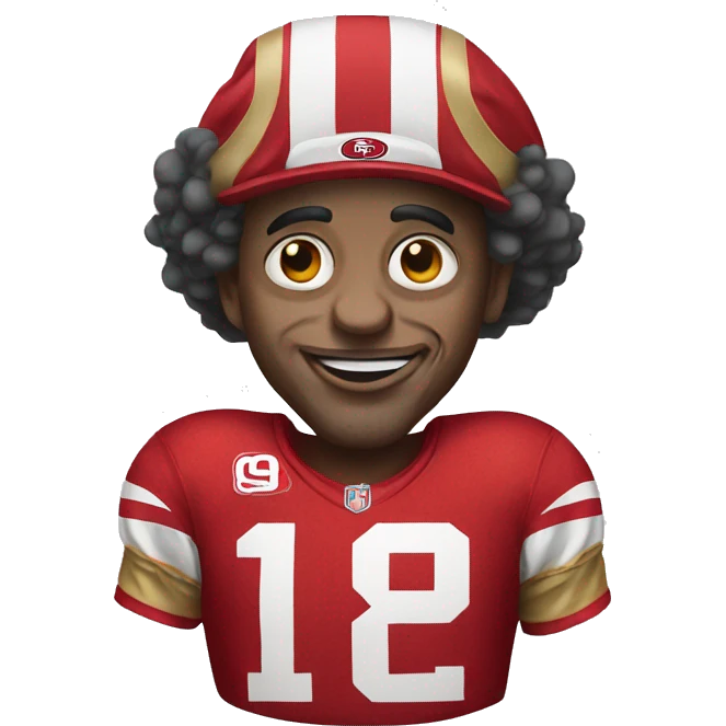 Clown 49er emoji