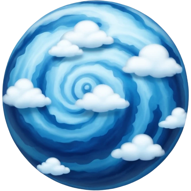 realistic blue planet emoji