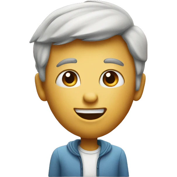 Big heart with movement emoji