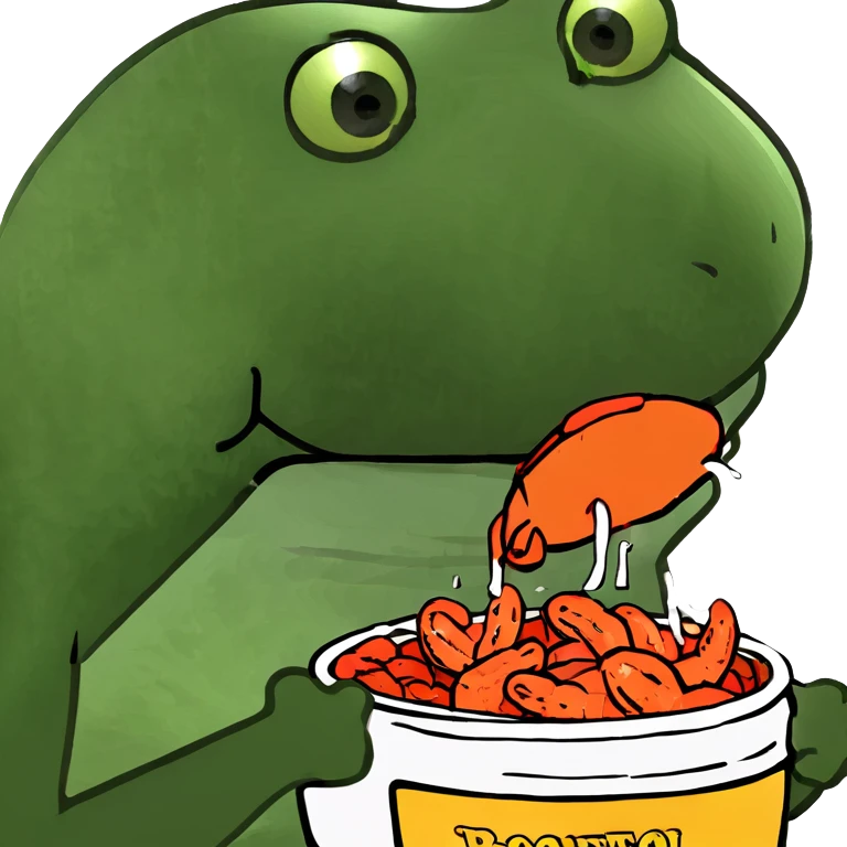 Crawfish Eating A Seafood Boil emoji