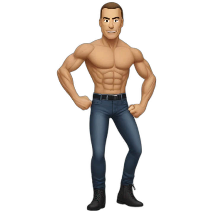 JeanClaude-VanDamme-Kick-perfectly-centered emoji