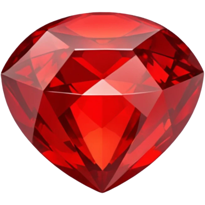 red magical stone emoji