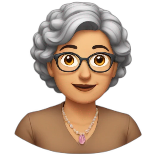 Aunt Sadegha Parvani emoji