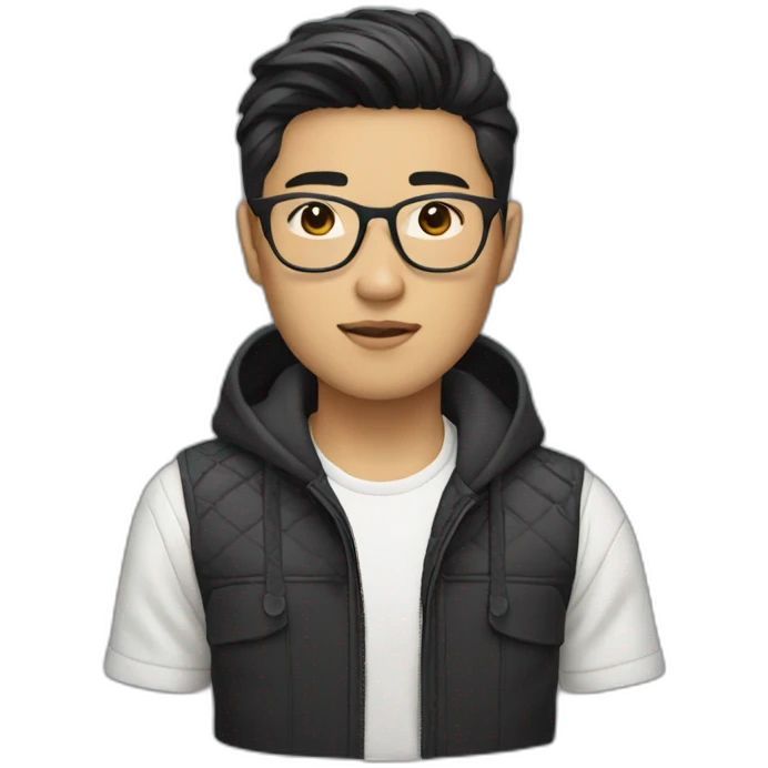 Asian male fashionista emoji