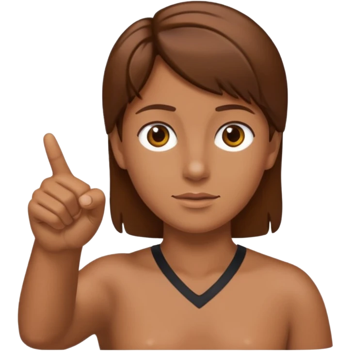 Person pointing emoji