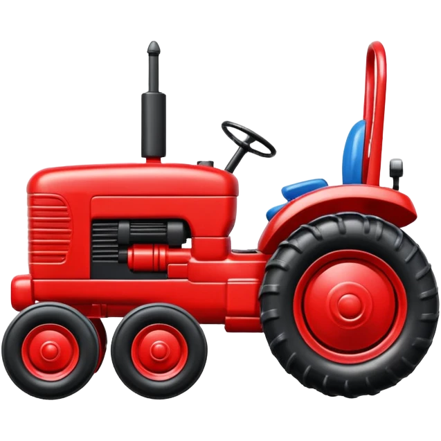plastic toy  tractor emoji