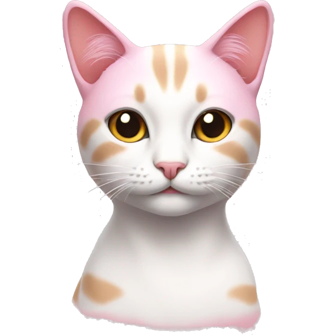 cat pink emoji