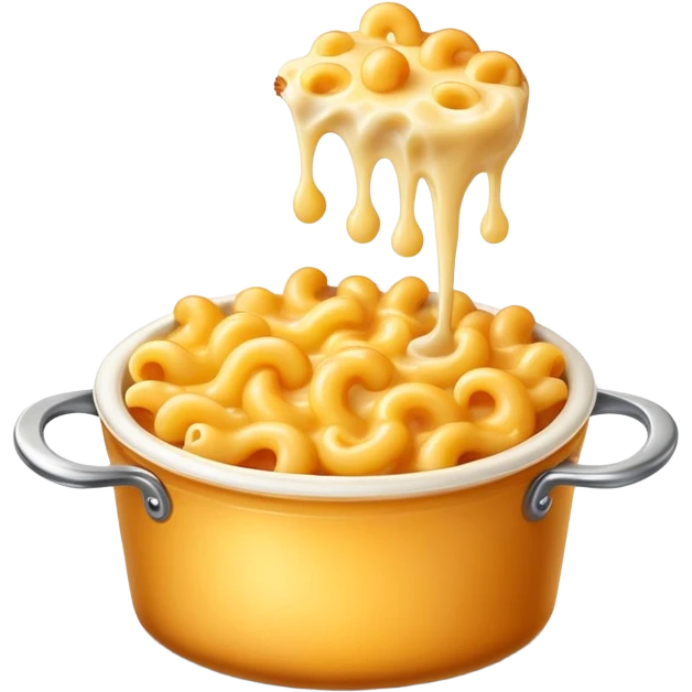 Baked Mac and cheese emoji